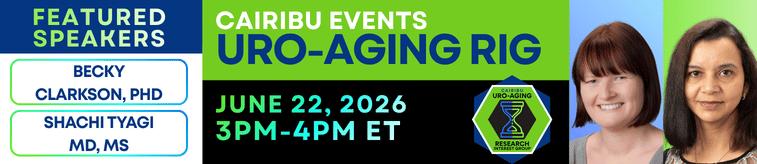 Graphic for June 2026 UroAging RIG Knowledge Exchange