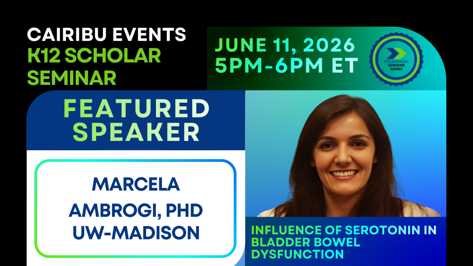 Graphic for K12 Scholar Seminar on June 11, 2026.